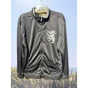 Vtg Y2K Ecko UNLTD Mens XL  Rhino Stitched Embroidered Track Jacket Hip Hop